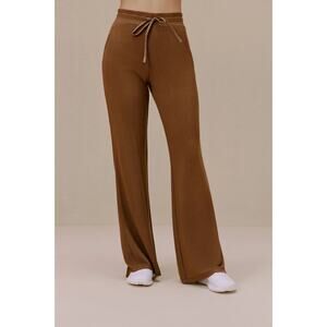 $108 New Neiwai Active Urban Sport Casual Flared Pants - white - small